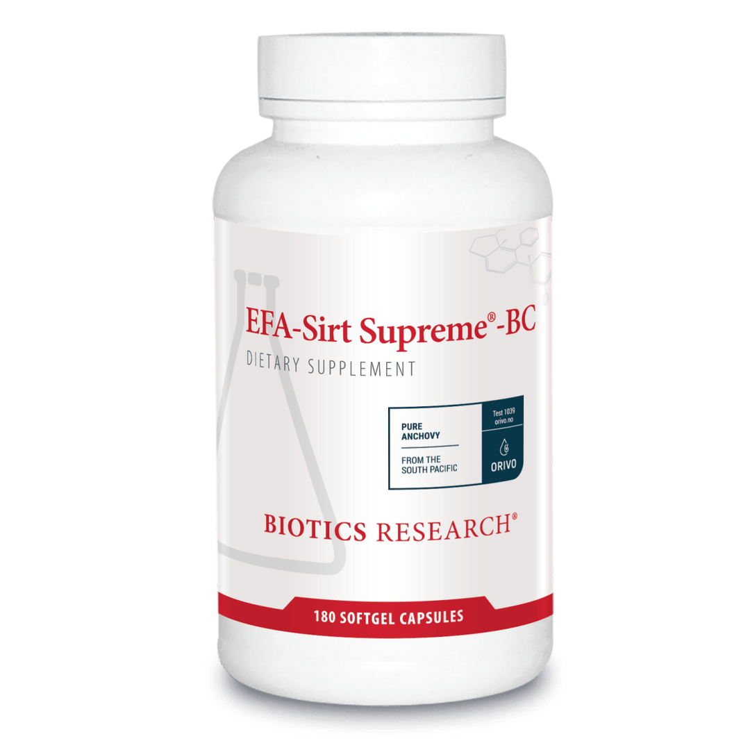 Biotics Research EFA - Sirt Supreme 180 Capsules - The Oasis of Health