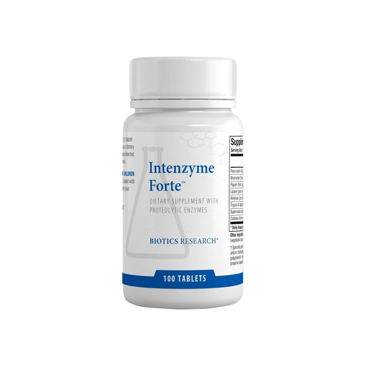 Biotics Research Intenzyme Forte 100 Tablets - The Oasis of Health