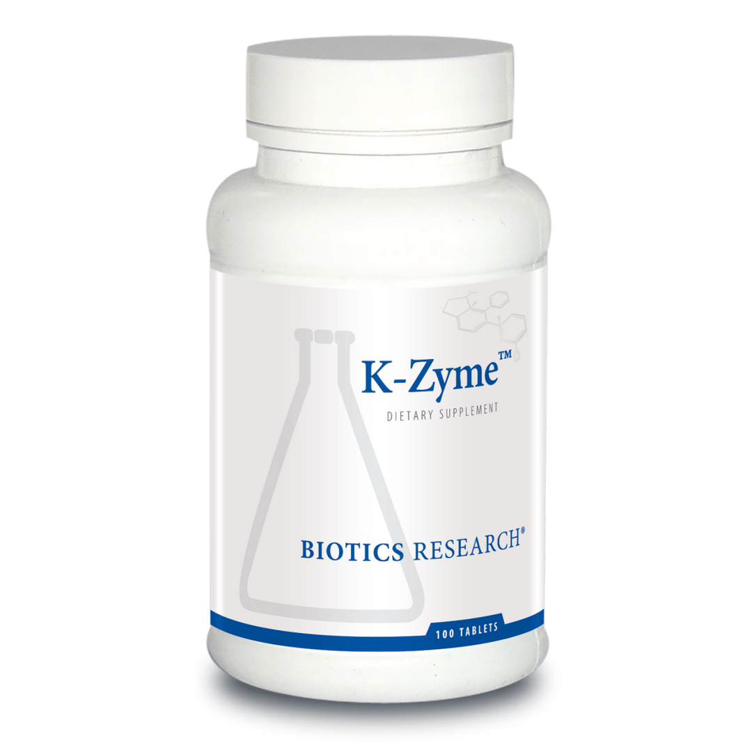 Biotics Research K - Zyme Potassium 100 Tablets - The Oasis of Health