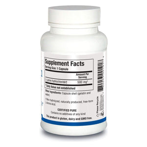 BIOTICS Research L Lysine HCI Amino Acid L lysine Supplement Promotes Energy, Boosts Immunity, Stimulates Calcium Absorption 100 Capsules - The Oasis of Health