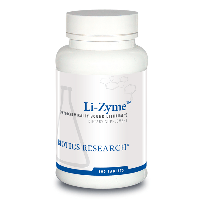 Biotics Research Li - Zyme Lithium 100 Tablets - The Oasis of Health