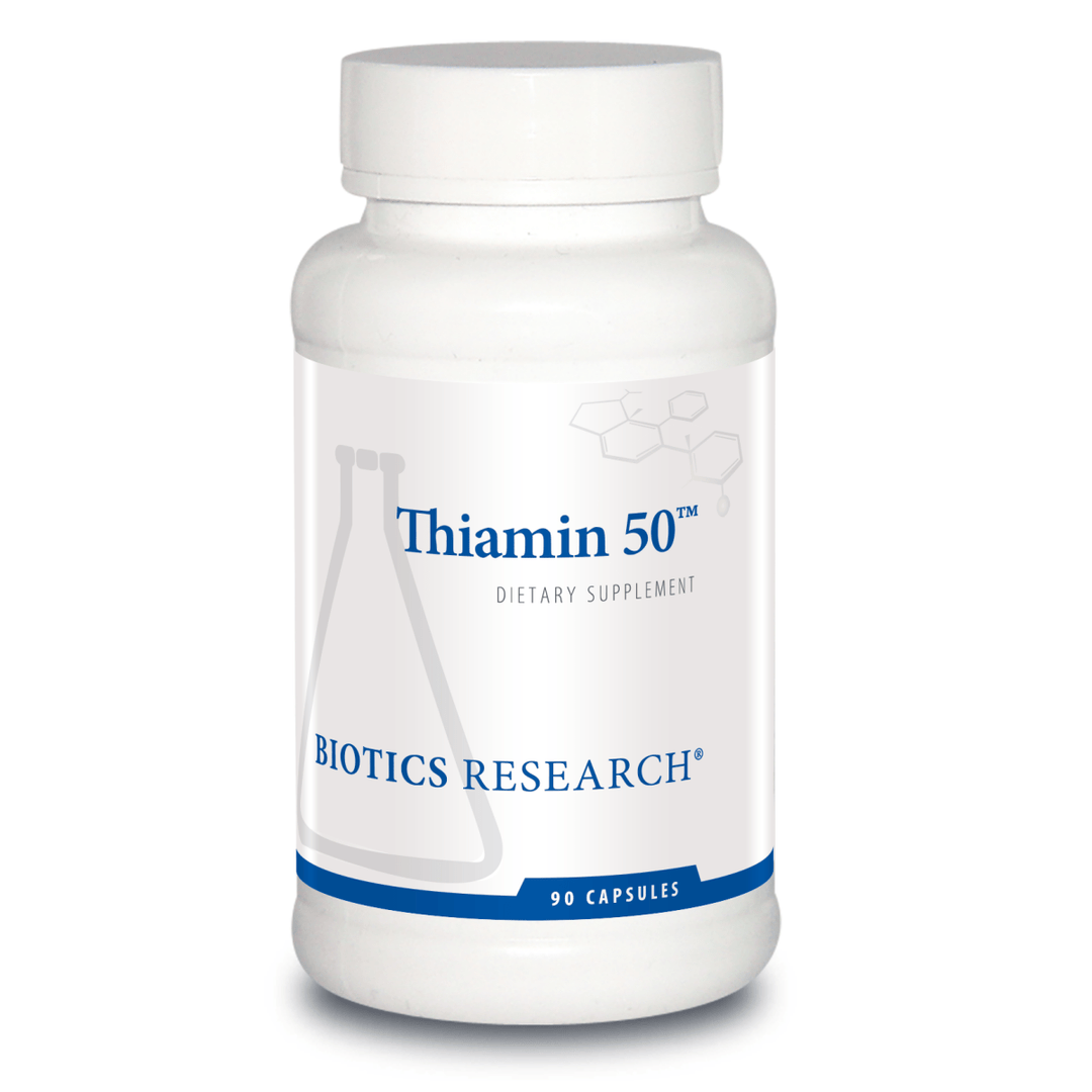 Biotics Research Thiamin 50 90 Capsules - The Oasis of Health