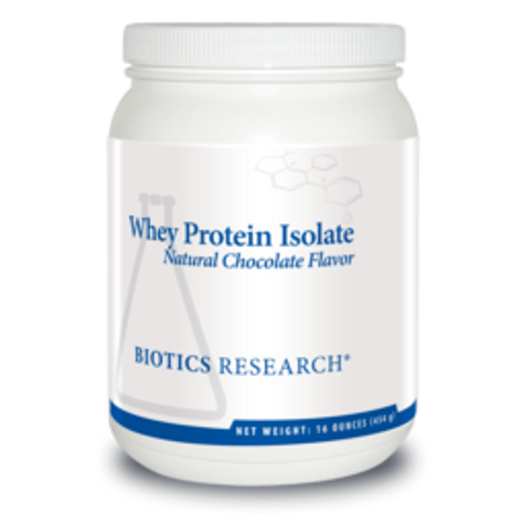 Biotics Research Whey Protein Isolate Chocolate 16oz - The Oasis of Health