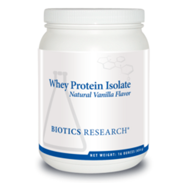 Biotics Research Whey Protein Isolate Vanilla 16oz - The Oasis of Health