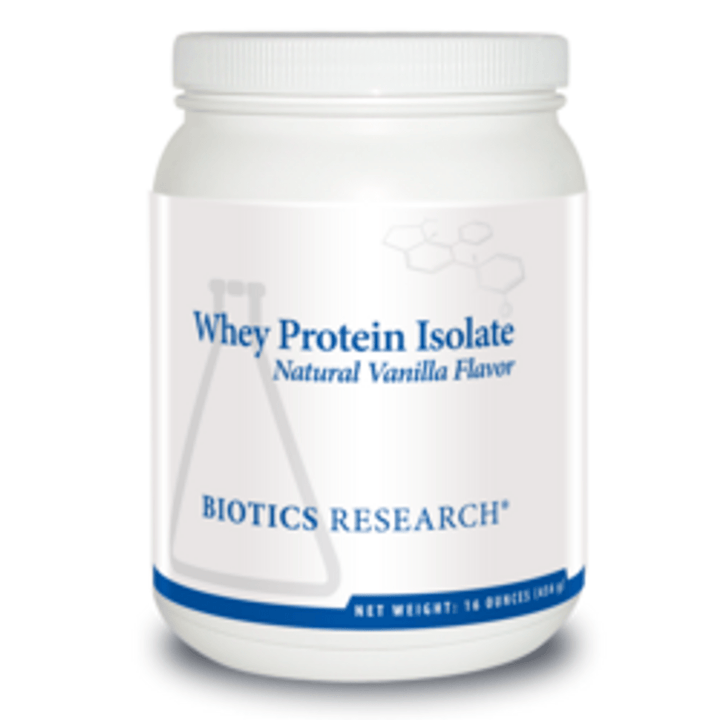 Biotics Research Whey Protein Isolate Vanilla 16oz - The Oasis of Health