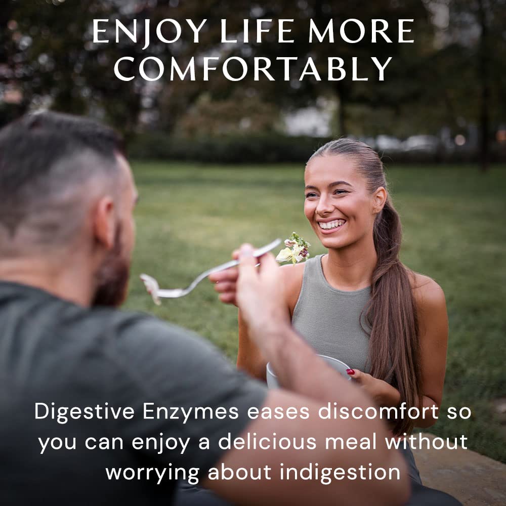 BodyHealth Digestive Enzymes Full Spectrum Digestive Support (180 caps), Betaine, Pepsin, Pancreatin BPP Loaded with Enzymes and Probiotics, Relief for Stomach Bloating, Heartburn, Gas, Constipation - The Oasis of Health