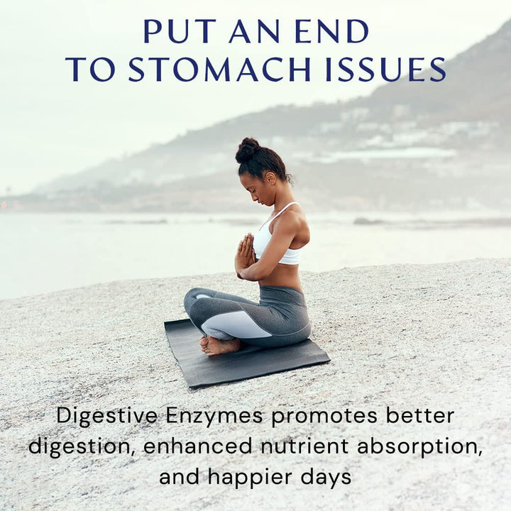 BodyHealth Digestive Enzymes Full Spectrum Digestive Support (180 caps), Betaine, Pepsin, Pancreatin BPP Loaded with Enzymes and Probiotics, Relief for Stomach Bloating, Heartburn, Gas, Constipation - The Oasis of Health