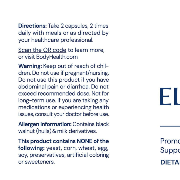 BodyHealth Eliminate - (100 Capsules) - The Oasis of Health