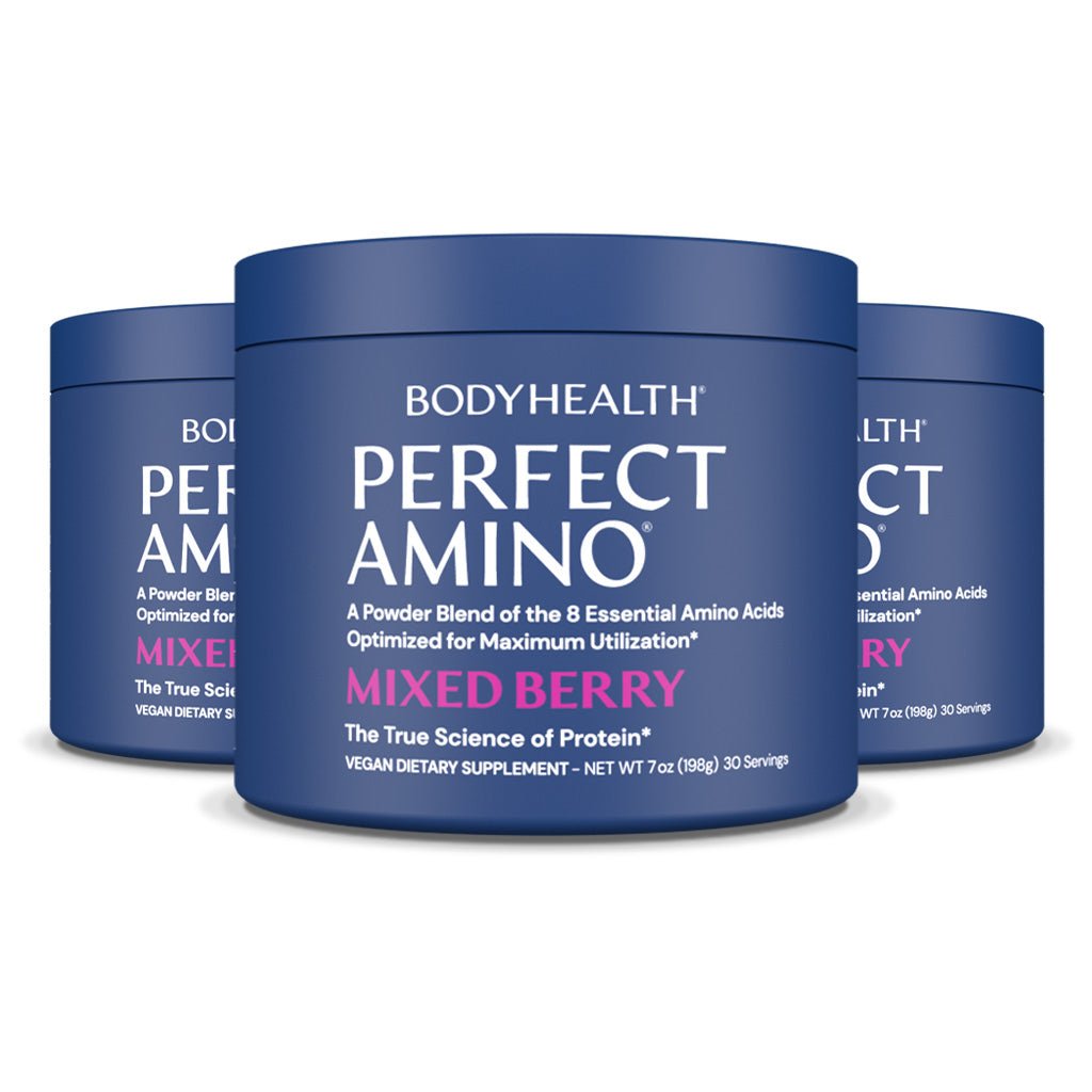 BodyHealth PerfectAmino Powder Mixed Berry 30 Servings 198 Grams - The Oasis of Health