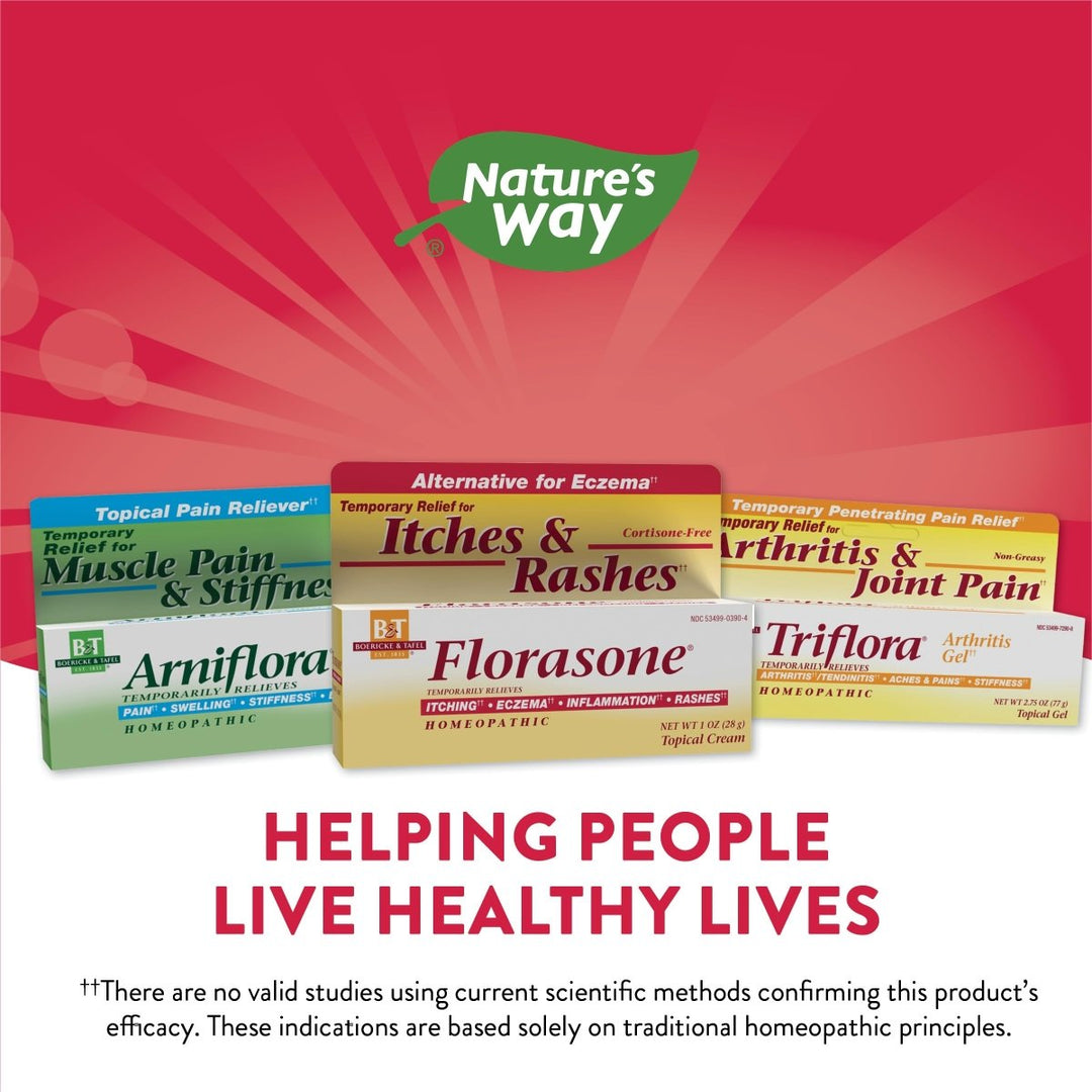 Boericke & Tafel Florasone Cardiospermum Cream - Soothing Relief for Itchy, Irritated Skin - 1 oz (Nature's Way Brands) - The Oasis of Health