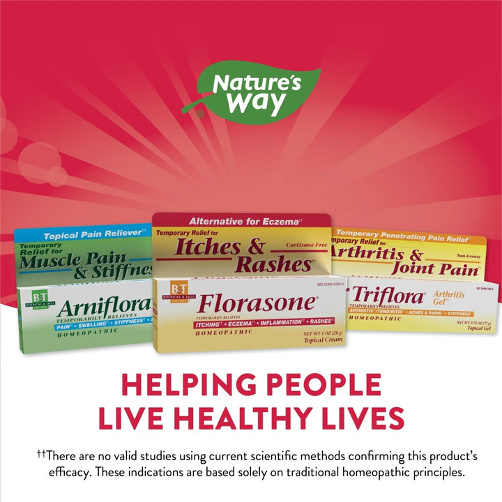 Boericke & Tafel Florasone Cardiospermum Cream - Soothing Relief for Itchy, Irritated Skin - 1 oz (Nature's Way Brands) - The Oasis of Health