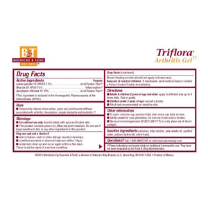 Boericke & Tafel Triflora Arthritis Gel - Natural Relief for Arthritis Discomfort** - The Oasis of Health