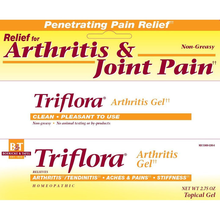 Boericke & Tafel Triflora Arthritis Gel - Natural Relief for Arthritis Discomfort** - The Oasis of Health