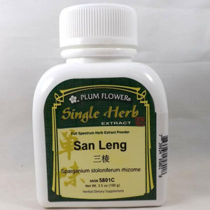 Bur Reed Root/San Leng/Sparganium Simplex Extract Powder 100 Grams Plum Flower - The Oasis of Health