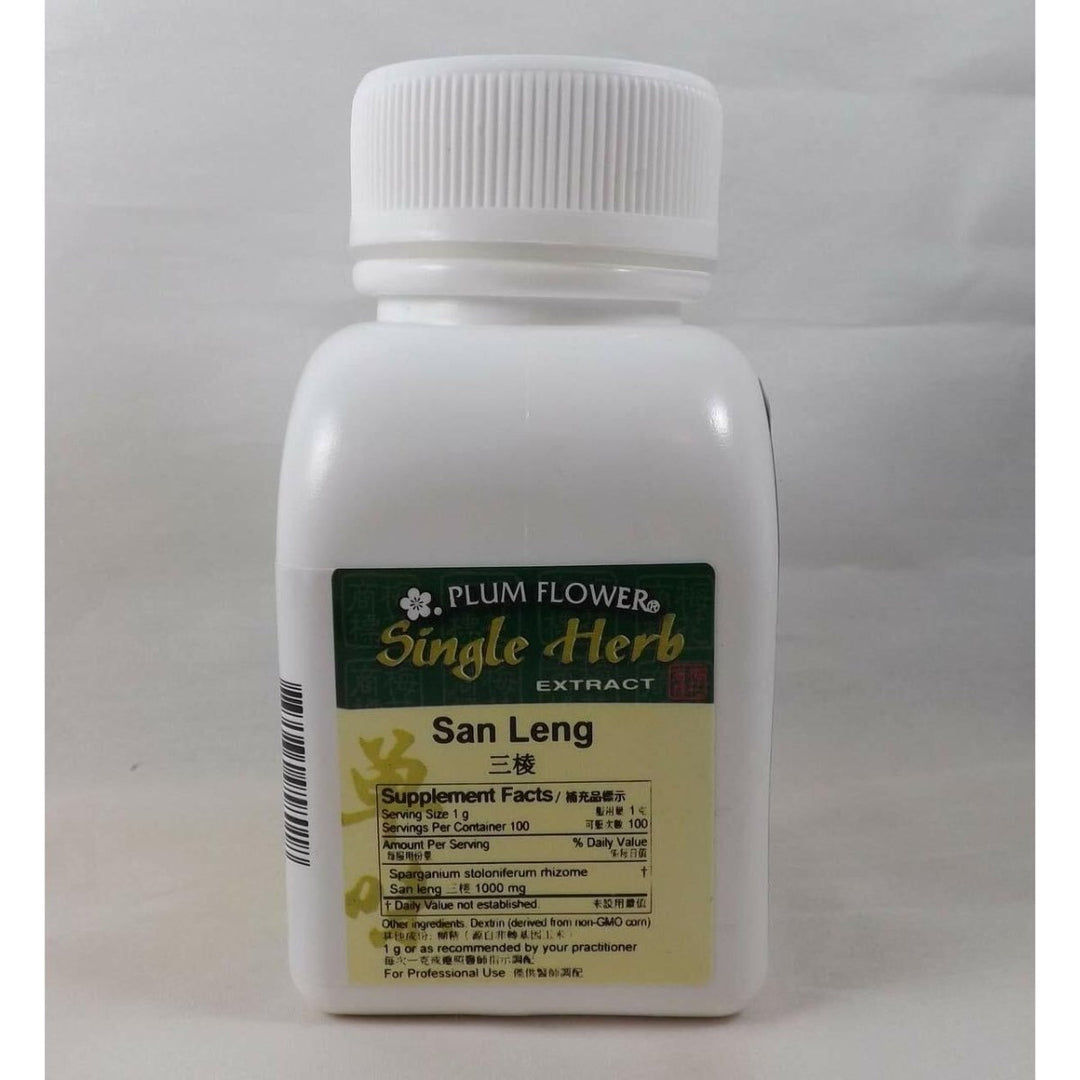 Bur Reed Root/San Leng/Sparganium Simplex Extract Powder 100 Grams Plum Flower - The Oasis of Health