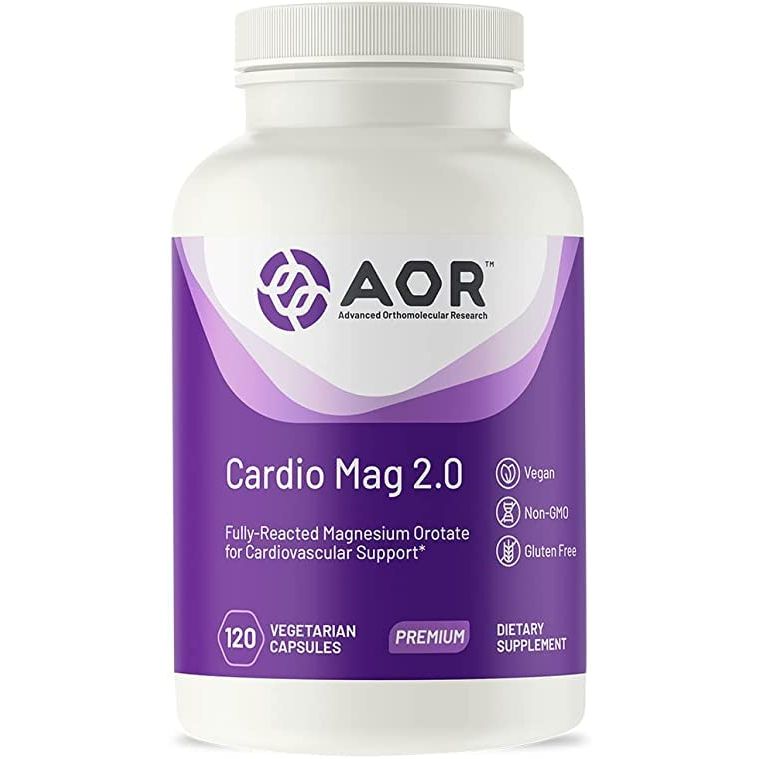 Cardio - Mag 770mg Magnesium Orotate (120 Vegi - Capsules) Cardiomag Magnesium Taurate Alternative Brand: A.O.R Advanced Orthomolecular Research - The Oasis of Health