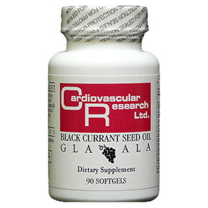 Cardiovascular Research Black Currant Seed Oil 90 Softgels - The Oasis of Health