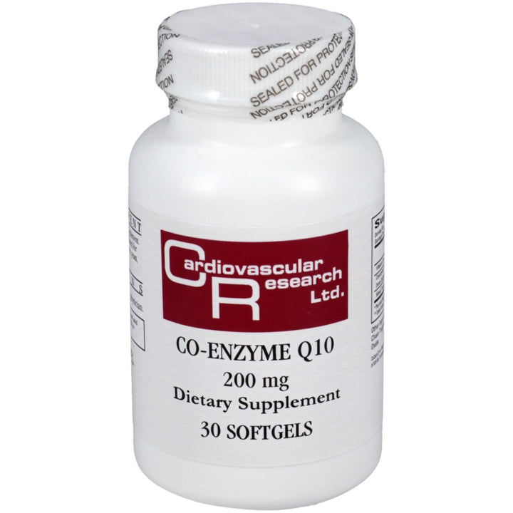Cardiovascular Research coenzyme Q10 200mg 30 Softgels - The Oasis of Health