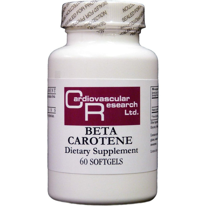 Cardiovascular Research / Ecological Formulas Beta Carotene 60 Softgels - The Oasis of Health