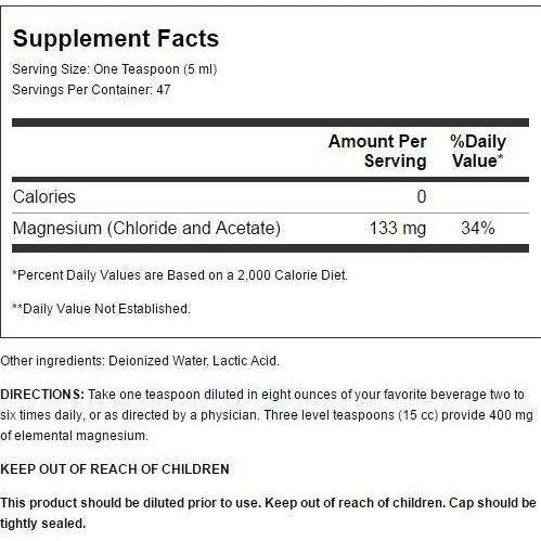 Cardiovascular Research / Ecological Research Magnesium Solution 8oz - The Oasis of Health