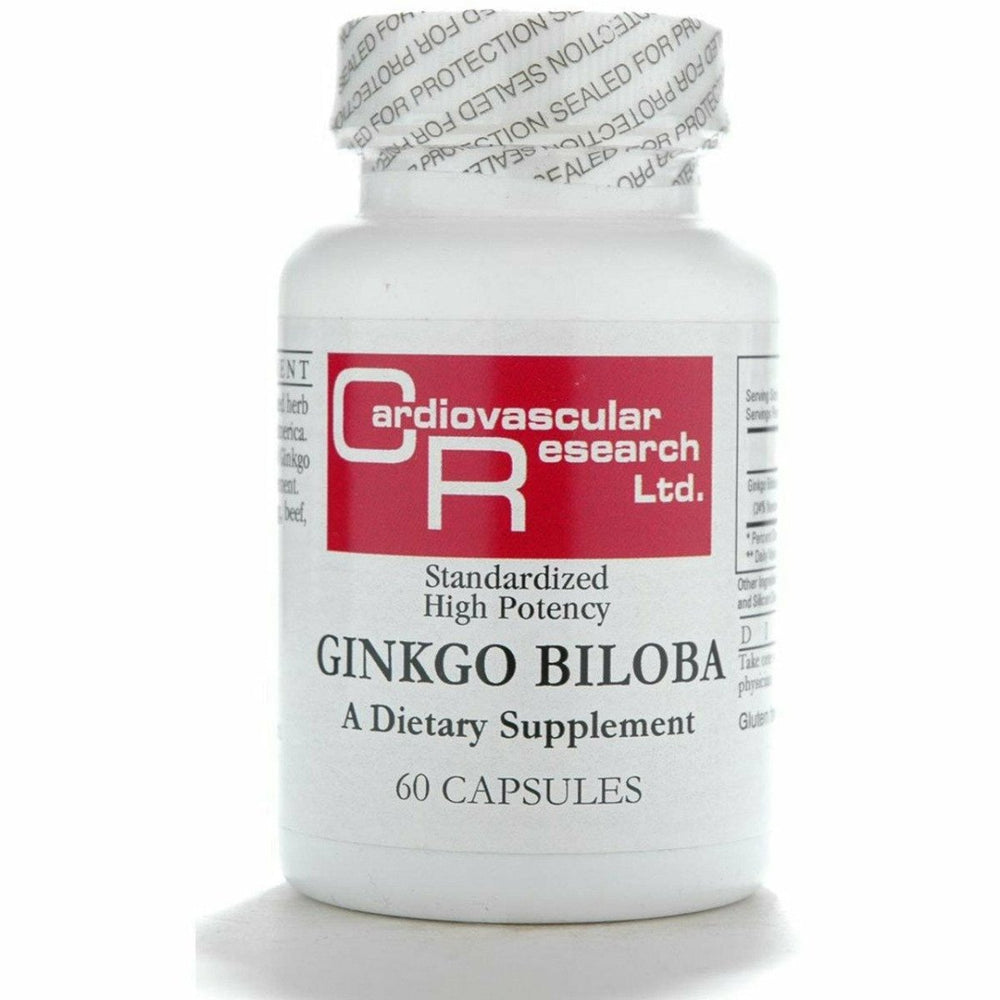 Cardiovascular Research Ginkgo Biloba 120mg 60 Capsules - B00014DY1C - The Oasis of Health