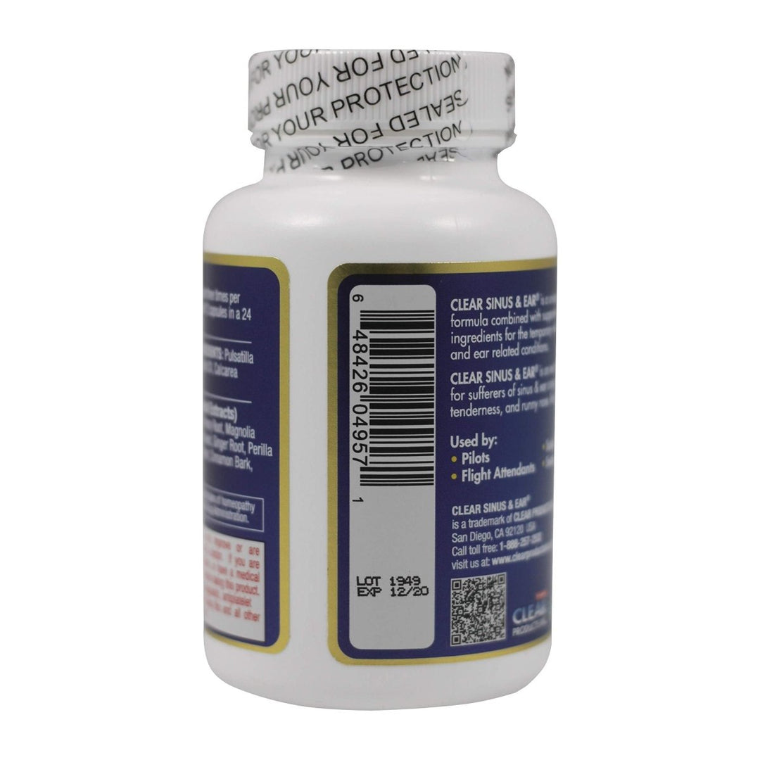 Clear Products Clear Sinus & Ear 60 Capsules - The Oasis of Health