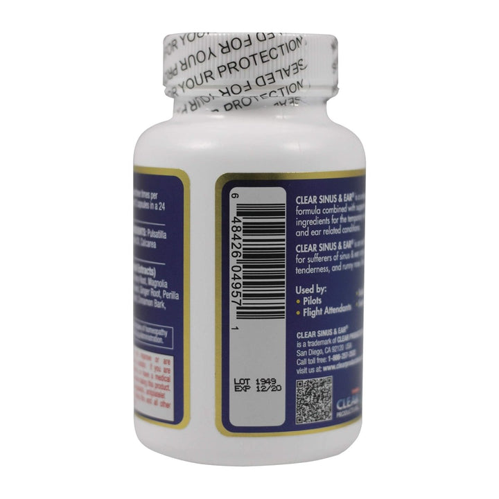 Clear Products Clear Sinus & Ear 60 Capsules - The Oasis of Health