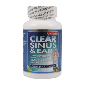 Clear Products Clear Sinus & Ear 60 Capsules - The Oasis of Health