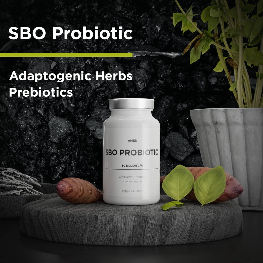 Codeage - Amen SBO Probiotic with Prebiotics - 60 Vegetable Capsule(s) - The Oasis of Health