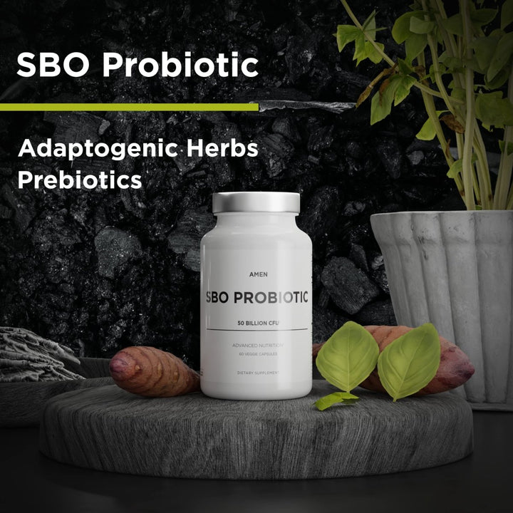 Codeage - Amen SBO Probiotic with Prebiotics - 60 Vegetable Capsule(s) - The Oasis of Health