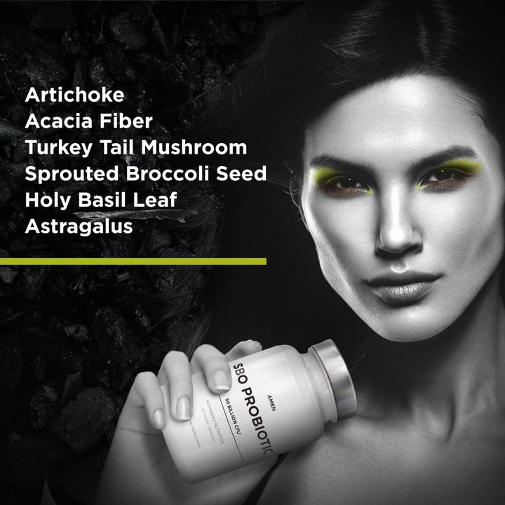 Codeage - Amen SBO Probiotic with Prebiotics - 60 Vegetable Capsule(s) - The Oasis of Health