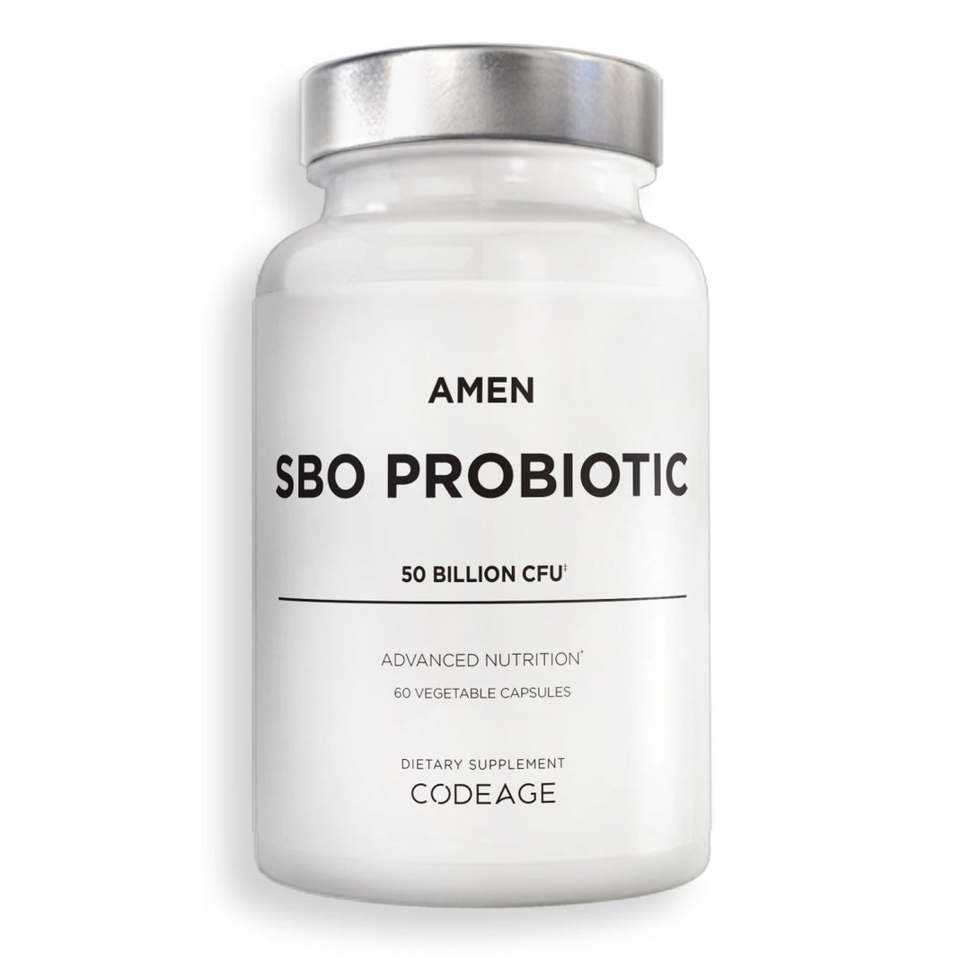 Codeage - Amen SBO Probiotic with Prebiotics - 60 Vegetable Capsule(s) - The Oasis of Health