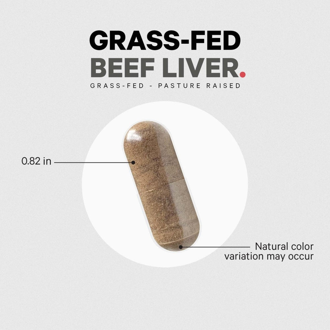 Codeage - Beef Liver Grass - Fed & Pasture Raised - 180 Capsules - The Oasis of Health