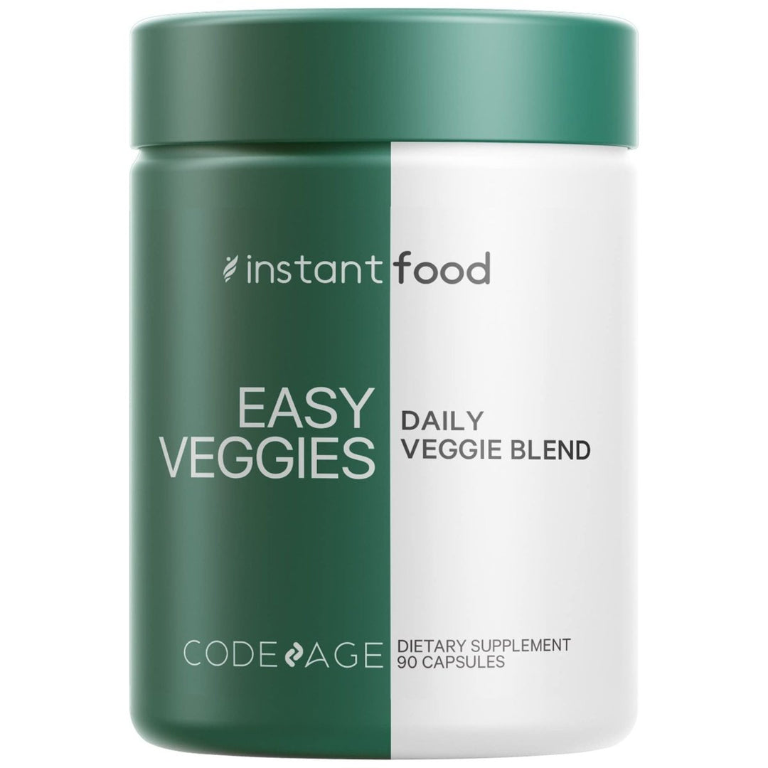 Codeage - Easy Veggies + Fast Fruits Bundle - 180 Capsules - The Oasis of Health