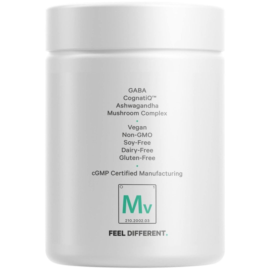 Codeage - Meditate Vitamins Brain Supplement - GABA, DHH - B, NeuroFactor, Ashwagandha - 60 Capsules - The Oasis of Health