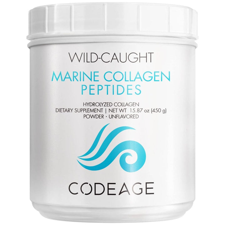 Codeage - Wild Caught Marine Collagen Peptides Hydrolyzed Powder Unflavored - 15.87 oz. - The Oasis of Health