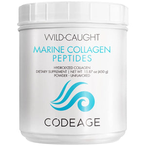 Codeage - Wild Caught Marine Collagen Peptides Hydrolyzed Powder Unflavored - 15.87 oz. - The Oasis of Health
