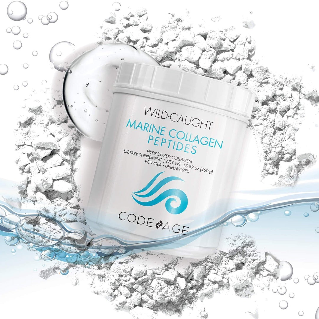 Codeage - Wild Caught Marine Collagen Peptides Hydrolyzed Powder Unflavored - 15.87 oz. - The Oasis of Health