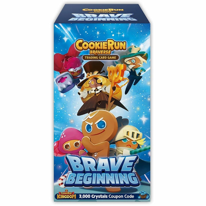 CookieRun: Braverse Trading Card Game - Brave Beginning Booster Display - Includes 28 Booster Packs with 9 Cards Each, Competitive Battle TCG - The Oasis of Health