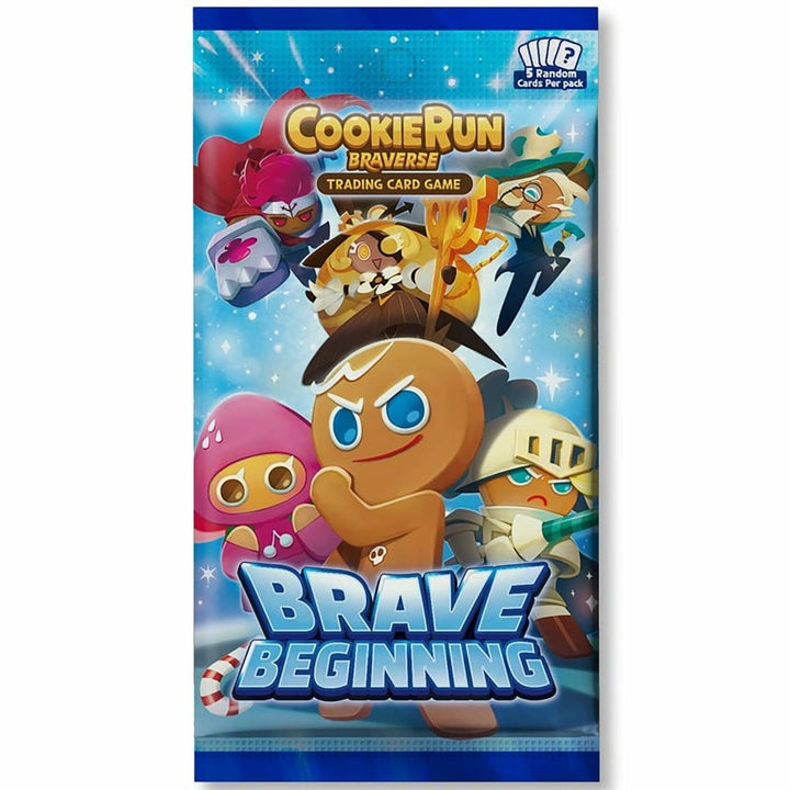 CookieRun: Braverse Trading Card Game - Brave Beginning Booster Display - Includes 28 Booster Packs with 9 Cards Each, Competitive Battle TCG - The Oasis of Health