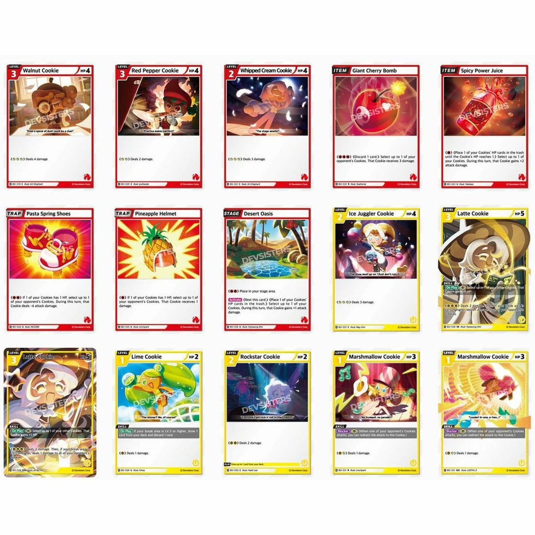 CookieRun: Braverse Trading Card Game - Brave Beginning Booster Display - Includes 28 Booster Packs with 9 Cards Each, Competitive Battle TCG - The Oasis of Health
