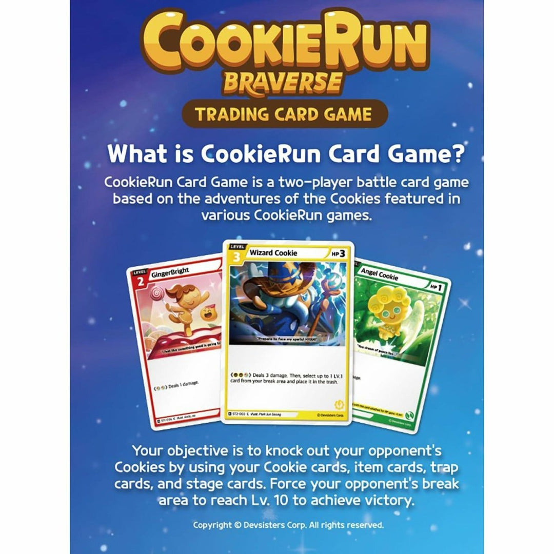 CookieRun: Braverse Trading Card Game - Brave Beginning Booster Display - Includes 28 Booster Packs with 9 Cards Each, Competitive Battle TCG - The Oasis of Health