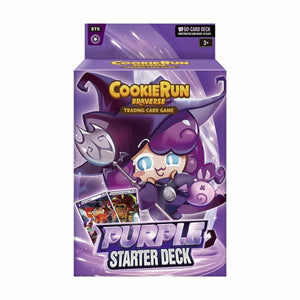 CookieRun: Braverse Trading Card Game - Starter Deck Purple - Complex Game Play Pack, 1 Player 60 Card Set, Competitive Battle TCG, Deck - Building - The Oasis of Health