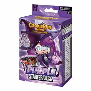 CookieRun: Braverse Trading Card Game - Starter Deck Purple - Complex Game Play Pack, 1 Player 60 Card Set, Competitive Battle TCG, Deck - Building - The Oasis of Health