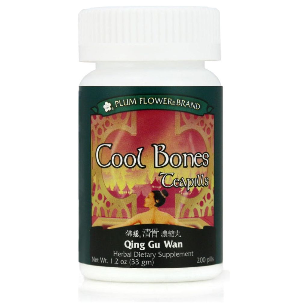 Cool Bones Teapills (Qing Gu Wan), 200 ct, Plum Flower - The Oasis of Health