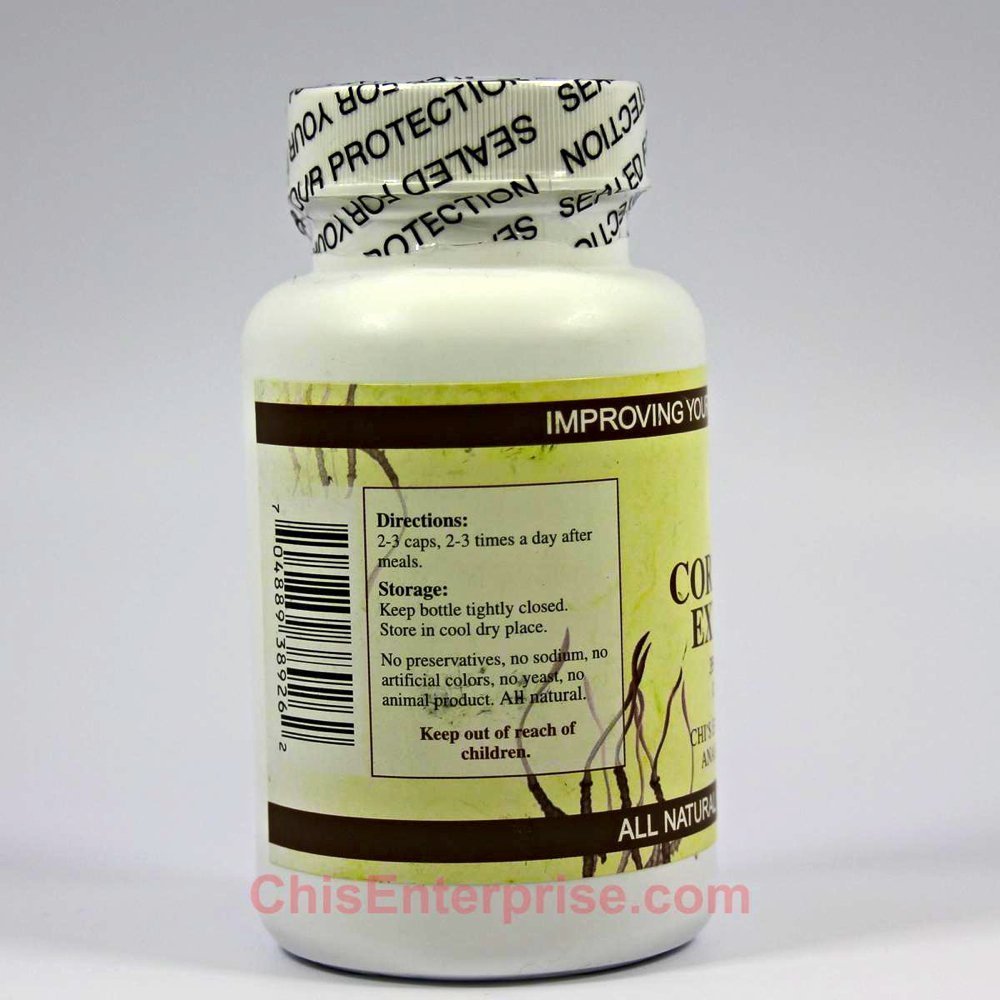 Cordyceps Extract - 120 caps - The Oasis of Health