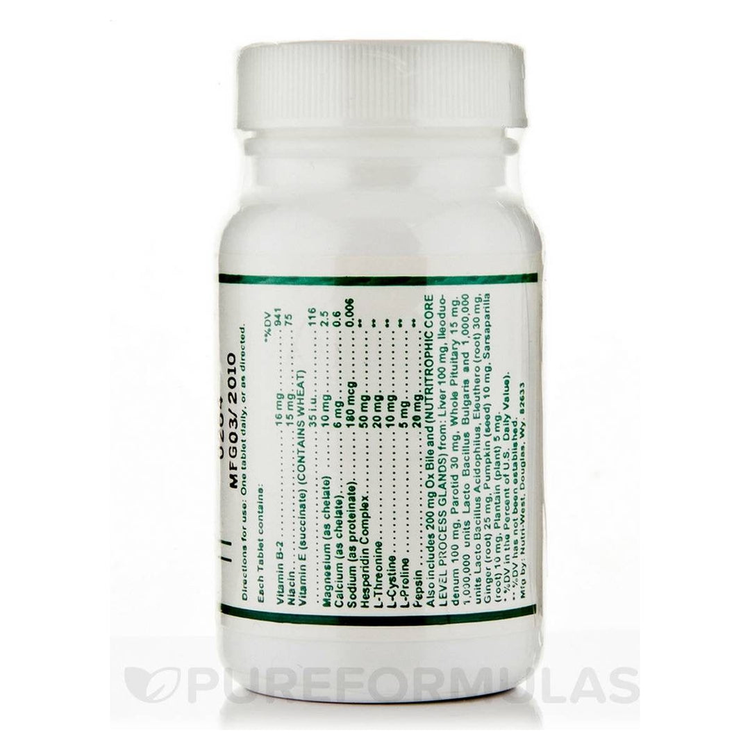 Core Level Bile - 60 Tablets by Nutri West - The Oasis of Health