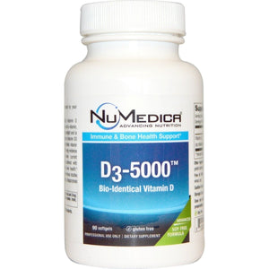 D3 5000 Iu Soy Free 90 Softgels - The Oasis of Health