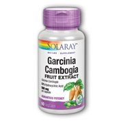 Solaray - Guaranteed Potency Garcinia Cambogia Extract 500 mg. - 60 Vegetarian Capsules