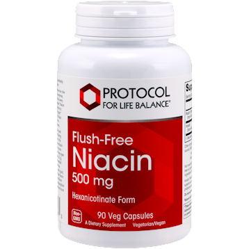 Protocol for Life Balance Flush-Free Niacin 500mg 90 Vcaps - P0498
